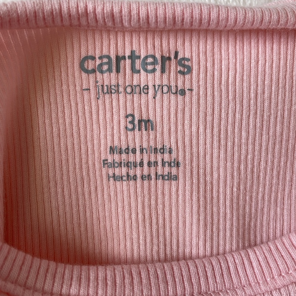 Carter’s Just One You- Size 3 pink romper with butterflies - Picture 5 of 5